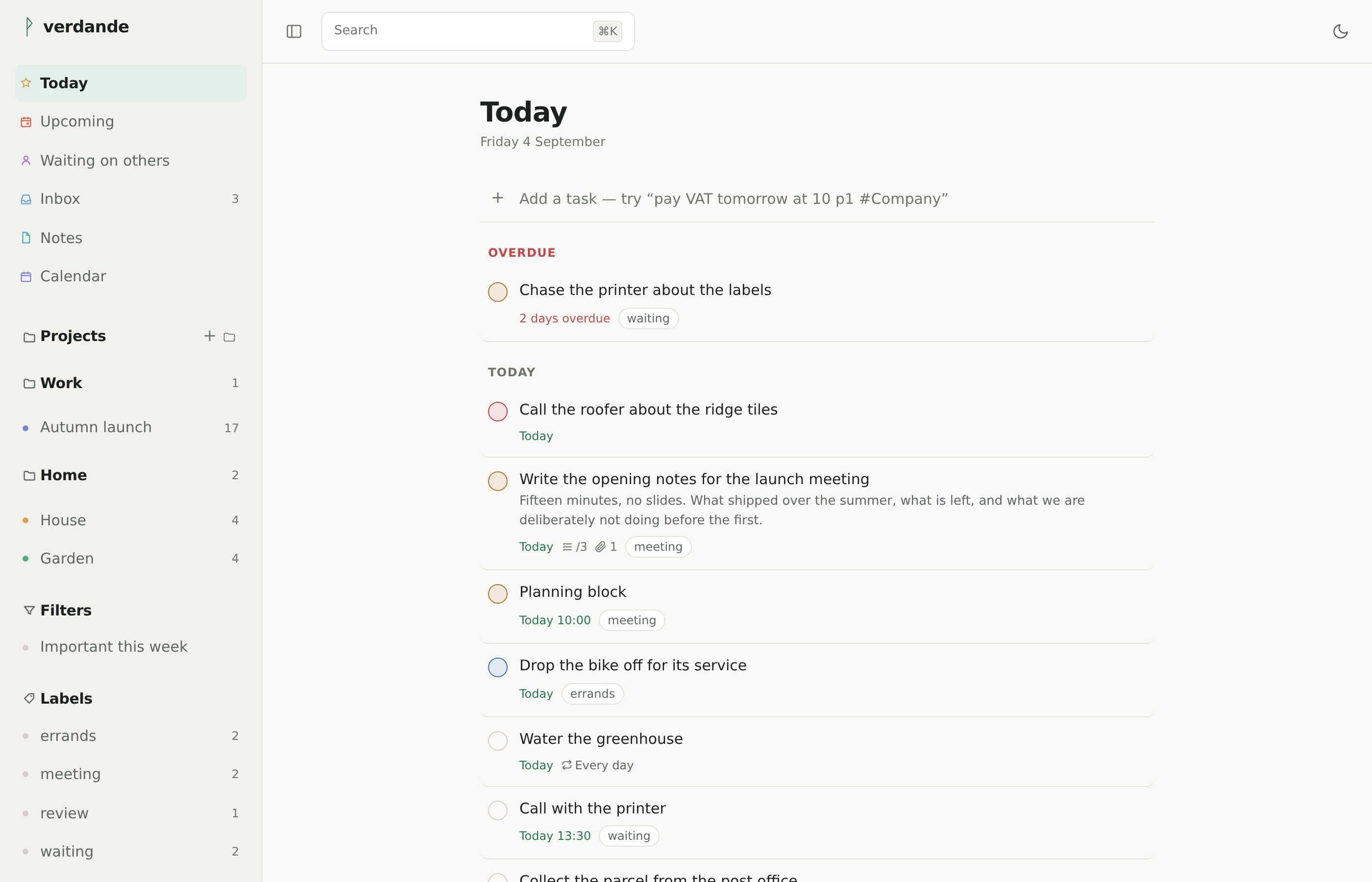 Light theme